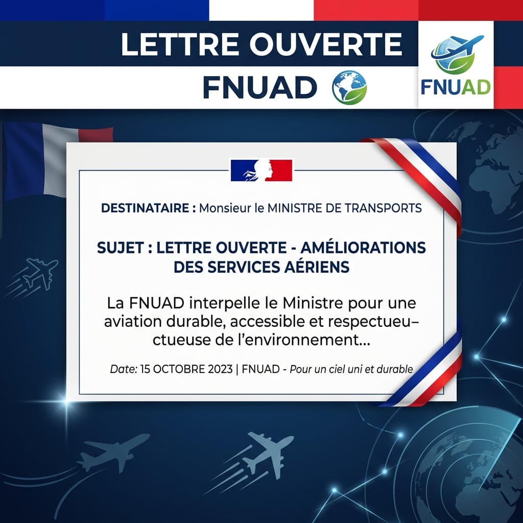 Lettre ouverte de la FNUAD à Monsieur Philippe Tabarot